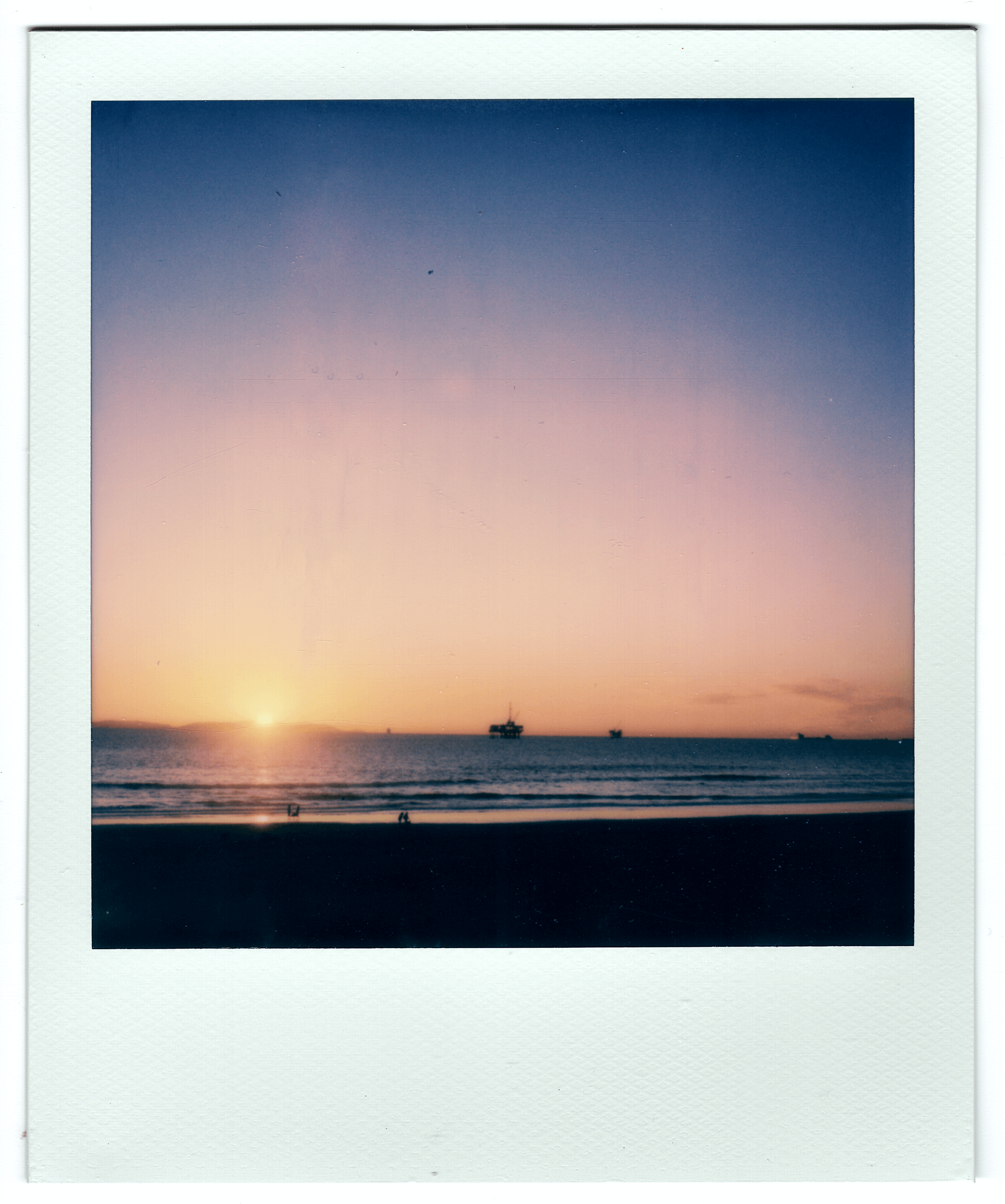 Huntington Beach的一次日落
